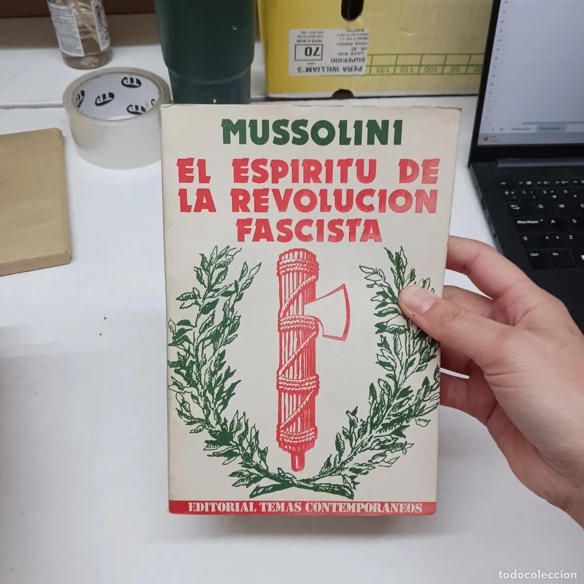 books: El espiritu de la revolucion fascista - Mussolini