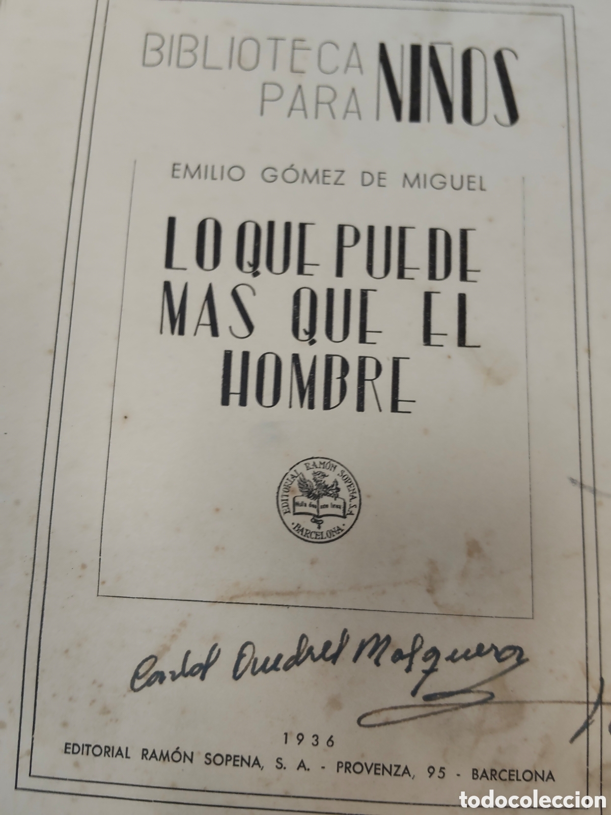 Libros: Lo que puede m&aacute;s que el hombre - Foto 2