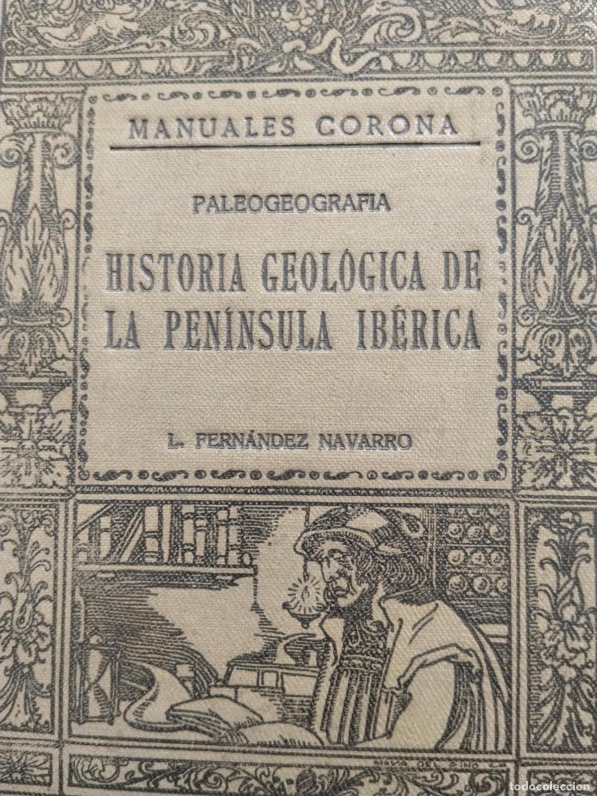 Livros em segunda m&atilde;o: Paleogeograf&iacute;a. Historia geol&oacute;gica de la Pen&iacute;nsula Ib&eacute;rica - Lucas Fern&aacute;ndez Navarro