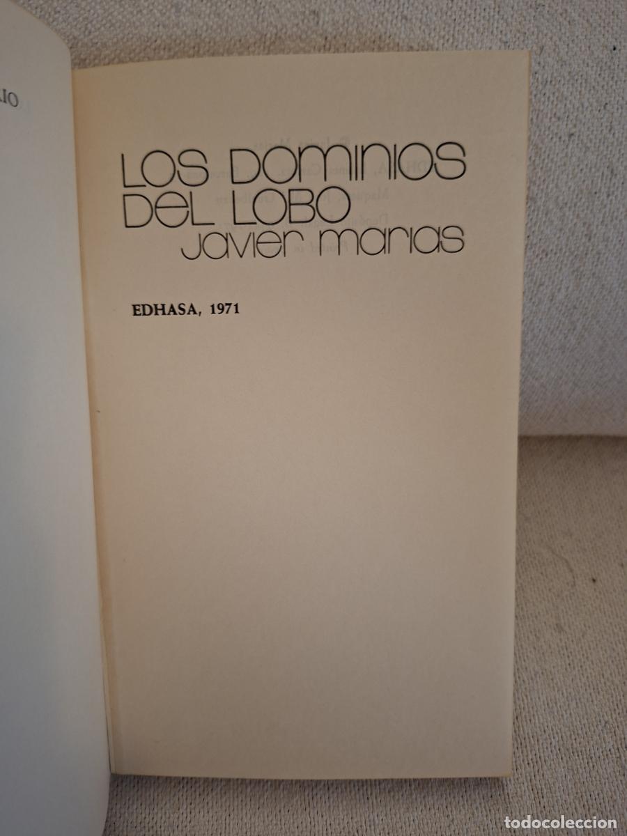 Libros: Los dominios del lobo - Mar&iacute;as, Javier - Foto 3
