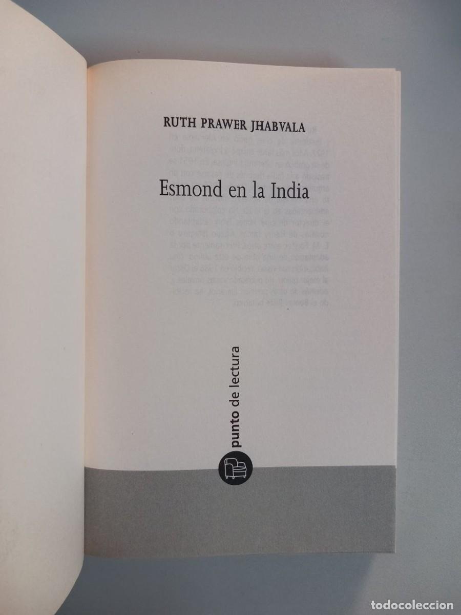 Libros: Esmond en la India. - PRAWER JHABVALA, Ruth: - Foto 3
