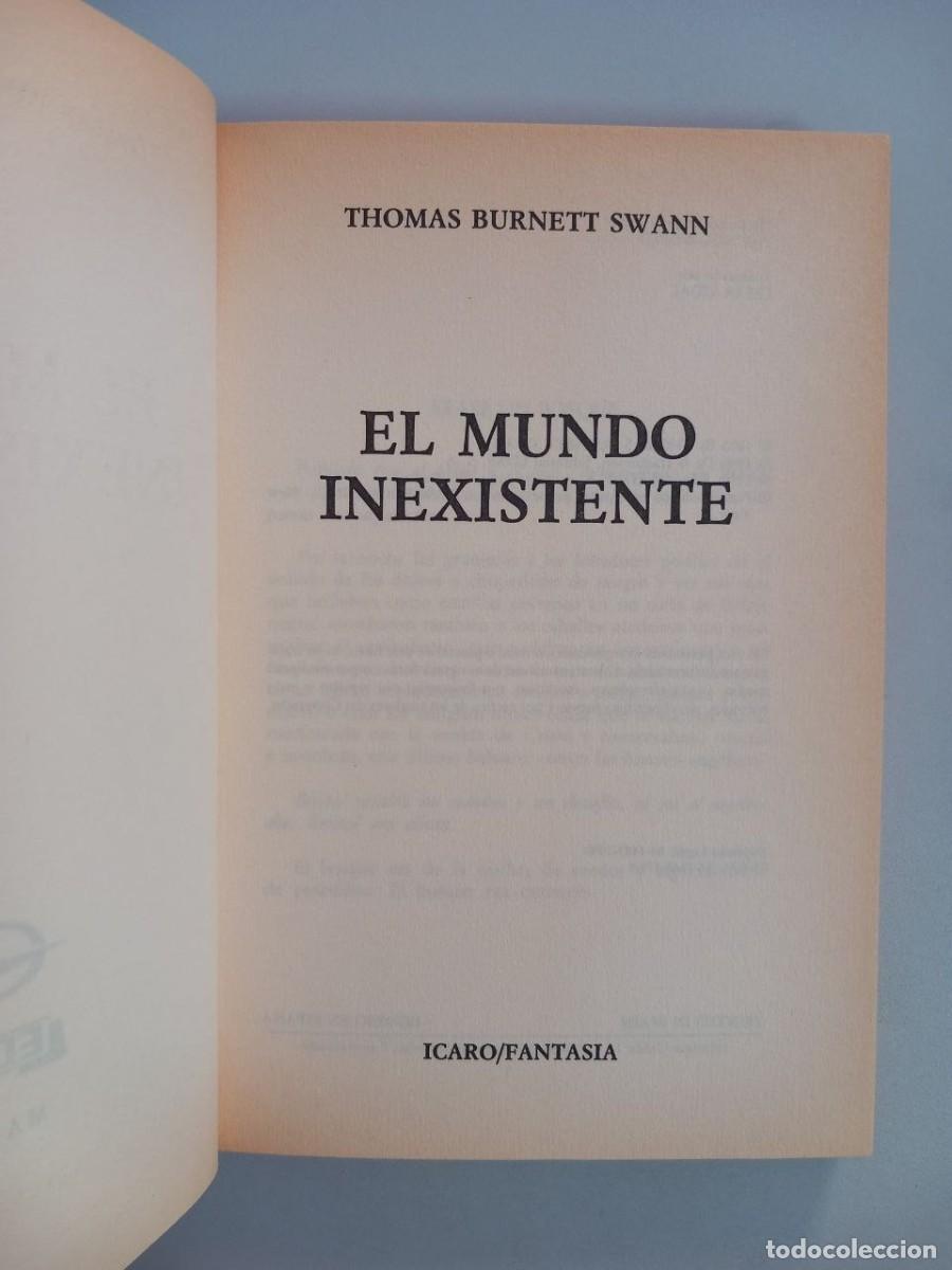 Libros: El mundo inexistente - BURNETT SWANN, Thomas - Foto 3