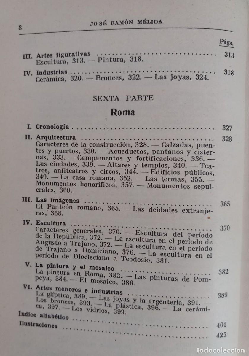 Libros: Arqueolog&iacute;a cl&aacute;sica. - M&Eacute;LIDA, Jos&eacute; Ram&oacute;n: - Foto 8