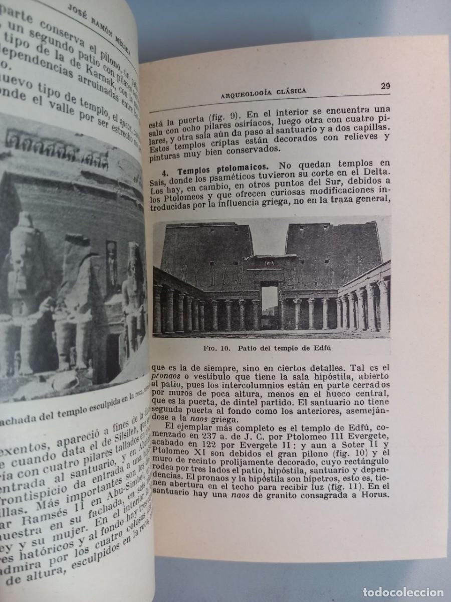 Libros: Arqueolog&iacute;a cl&aacute;sica. - M&Eacute;LIDA, Jos&eacute; Ram&oacute;n: - Foto 9