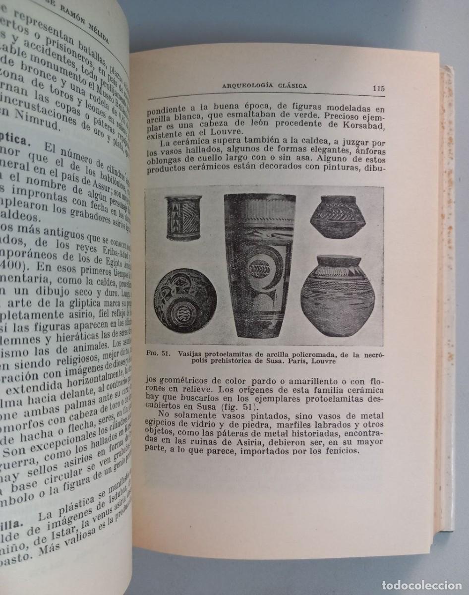 Libros: Arqueolog&iacute;a cl&aacute;sica. - M&Eacute;LIDA, Jos&eacute; Ram&oacute;n: - Foto 10