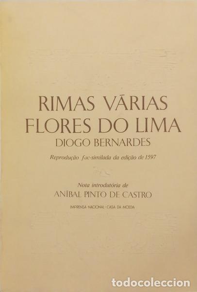 B&uuml;cher: BERNARDES. (Diogo) - RIMAS V&Aacute;RIAS FLORES DO LIMA. [ENC.]