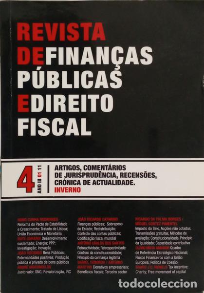 B&uuml;cher: REVISTA DEFINAN&Ccedil;AS P&Uacute;BLICAS E DIREITO FISCAL, N&Uacute;MERO 4, 2011.