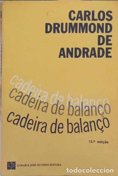 Livres: DRUMMOND DE ANDRADE. (Carlos) - CADEIRA DE BALAN&Ccedil;O. [13.&ordf; EDI&Ccedil;&Atilde;O]