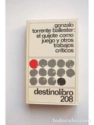 Libros: El Quijote como juego y otros trabajos cr&iacute;ticos- 9788423313037