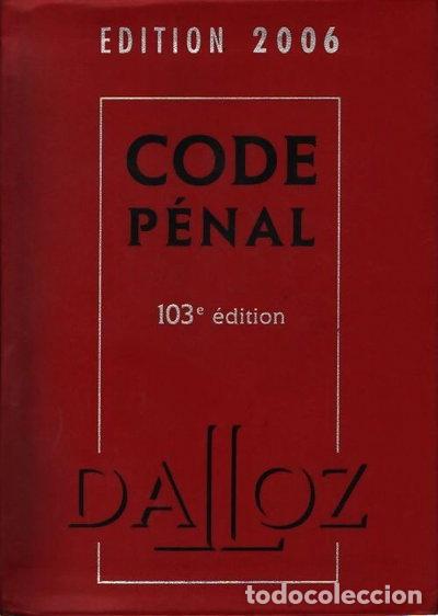 Libros: Code p&eacute;nal: Edition 2006- 9782247062027