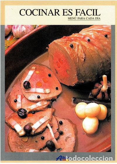 Libros: Cocinar es f&aacute;cil. Men&uacute; para cada d&iacute;a- 9788495921321