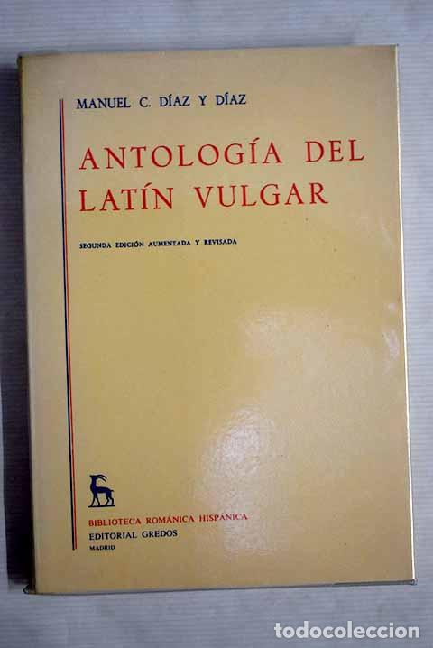 Libros: Antolog&iacute;a del lat&iacute;n vulgar