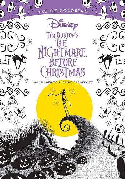 Libros: Art of Coloring: Tim Burton's The Nightmare Before Christmas- 9781484789742