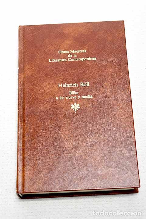 Libros: Billar a las nueve y media.- Boll, Heinrich