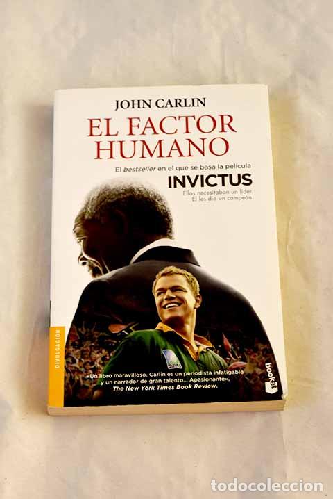 books: El factor humano: Nelson Mandela y el partido que salv&oacute; a una naci&oacute;n.- Carlin, John