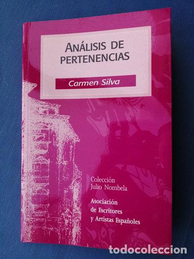 books: An&aacute;lisis de pertenencias- 9788487857256