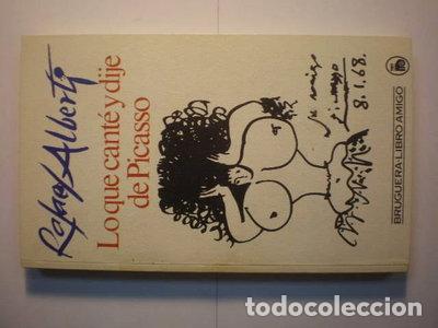 Libros: Lo que cant&eacute; y dije de Picasso- 8410018006048