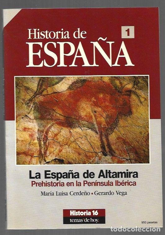Libros: HISTORIA DE ESPA&Ntilde;A 1: LA ESPA&Ntilde;A DE ALTAMIRA. PREHISTORIA EN LA PENINSULA IBERICA - CERDE&Ntilde;O, MARIA LU