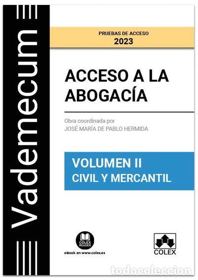 Livros em segunda m&atilde;o: Vademecum Acceso a la Abogac&iacute;a. Volumen II. Parte espec&iacute;fica civil-mercantil- 9788413597003