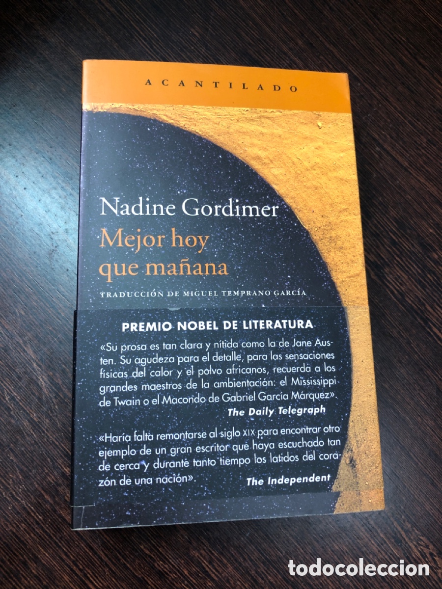Libri di seconda mano: MEJOR HOY QUE MA&Ntilde;ANA NADINE GORDIMER EDICIONES ACANTILADO TRADUCCION DE MIGUEL TEMPRANO GARCIA 2013