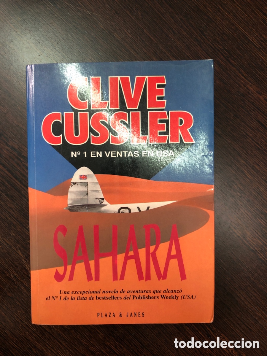 Libros: SAHARA CLIVE CUSSLER PLAZA & JANES