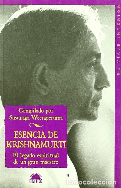 Libros: Esencia de Krishnamurti- 9788497541763