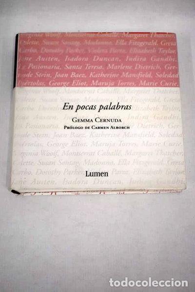 Libros: En pocas palabras- 9788426414427