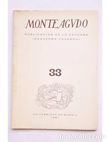 Livros em segunda m&atilde;o: Monteagudo : publicaci&oacute;n de la C&aacute;tedra Saavedra Fajardo. N&ordm; 33 - AUTORES VARIOS