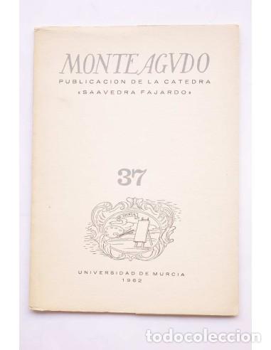 Libros: Monteagudo : publicaci&oacute;n de la C&aacute;tedra Saavedra Fajardo. N&ordm; 37 - AUTORES VARIOS