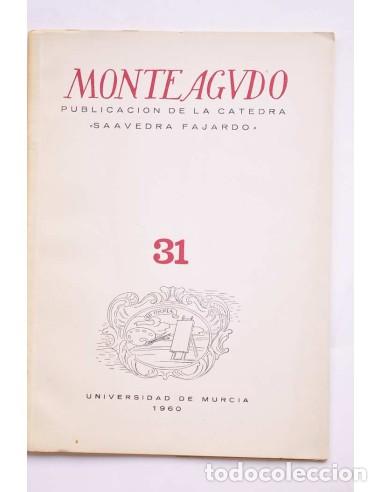 Libros: Monteagudo : publicaci&oacute;n de la C&aacute;tedra Saavedra Fajardo. N&ordm; 31 - AUTORES VARIOS