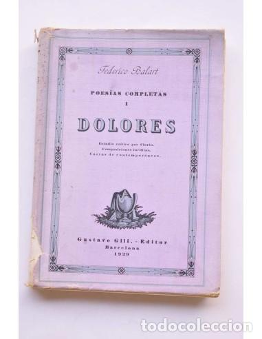 Libros: Dolores - BALART, Federico - Foto 1