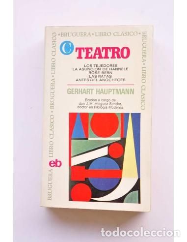 Libros: Gerhart Hauptmann. Teatro - HAUPTMANN, Gerhart - Foto 1