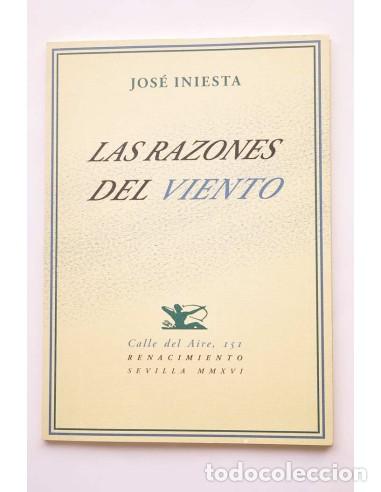 B&uuml;cher: Las razones del viento - INIESTA, Jos&eacute;
