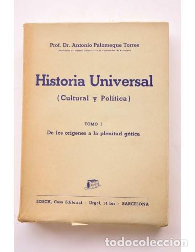 Libros: Historia universal (cultura y pol&iacute;tica). Tomo I - PALOMEQUE TORRES, Antonio
