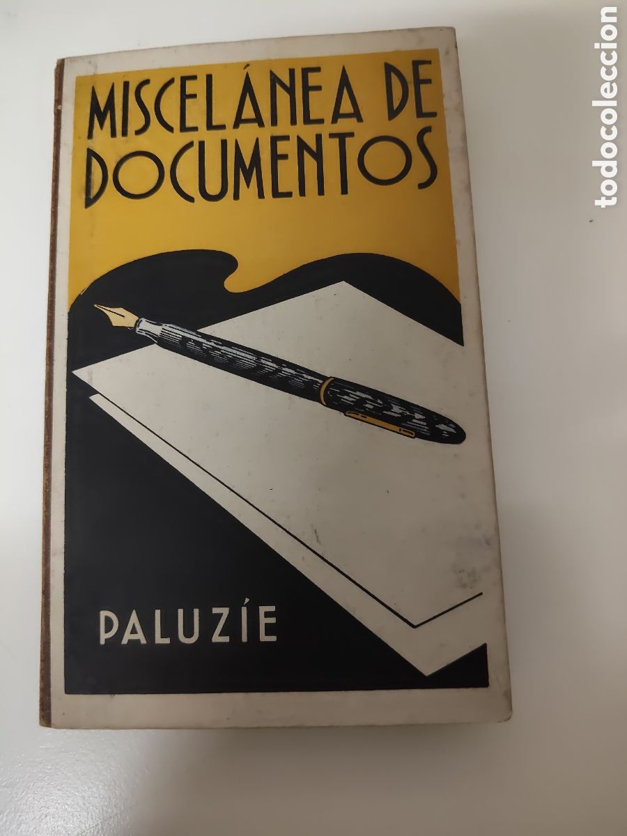 books: Miscel&aacute;nea de documentos , Paluzie