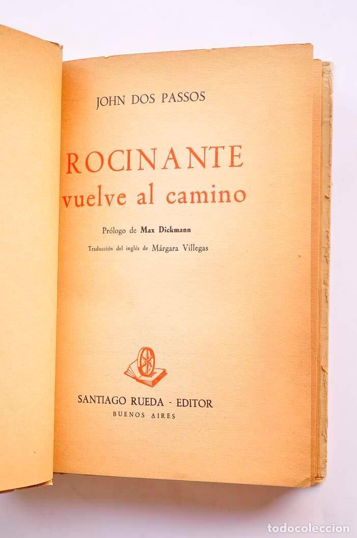 Libros: Rocinante vuelve al camino - DOS PASSOS, John - Foto 3