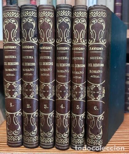 Libros: SISTEMA DEL DERECHO ROMANO ACTUAL. Traducido del alem&aacute;n por M. Ch. Guenoux. Vertido al castella... -