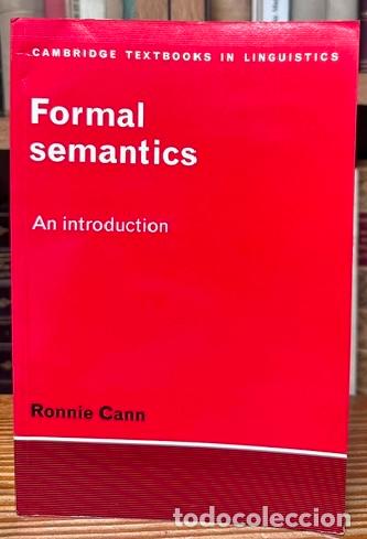 Libros: FORMAL SEMANTICS. An introduction - CANN, Ronnie