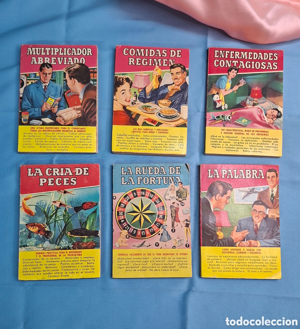 Libros: Colecci&oacute;n 6 Libros Antiguos Ilustrados