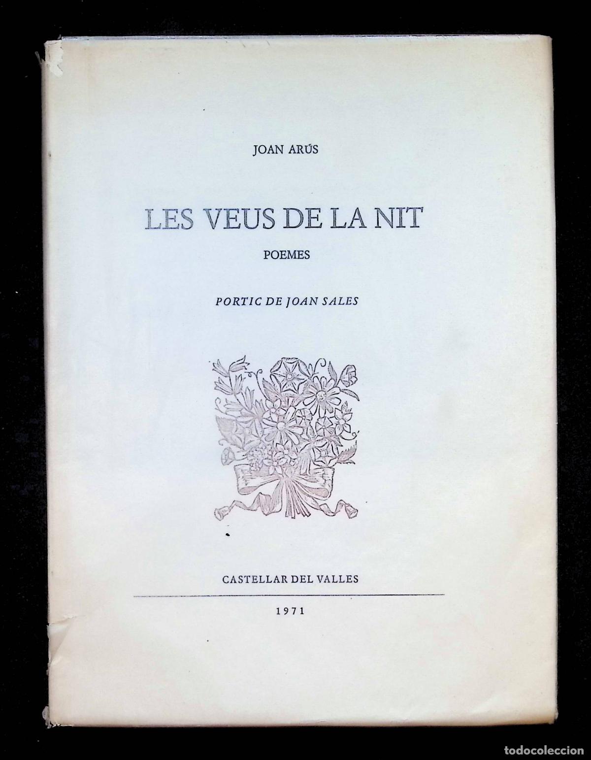 Libros: LES VEUS DE LA NIT. - AR&Uacute;S, Joan.
