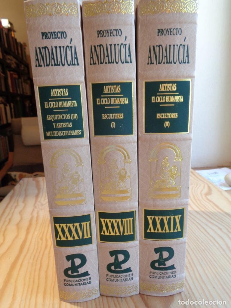 Livros em segunda m&atilde;o: PROYECTO ANDALUC&Iacute;A. EL CICLO HUMANISTA. Tomo I: ESCULTORES (I), Tomo II: ESCULTORES (II), Tomo III: