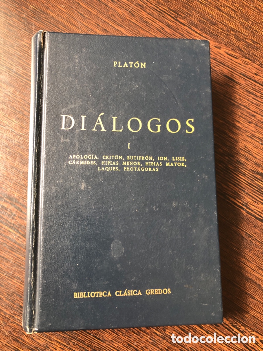 Libros: DIALOGOS I PLATON BIBLIOTECA CLASICA GREDOS TOMO 37