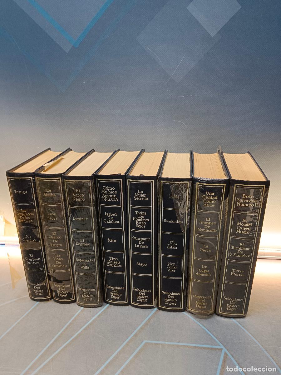 Libros: 8 libros, 32 novelas Biblioteca seleciones del Reader,s digest, tapa dura
