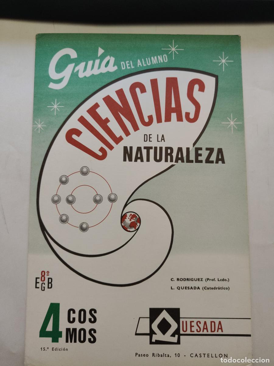 Libros: Gu&iacute;a del alumno. Ciencias de la naturaleza. 4 Cosmos. 8&ordm; EGB - C. Rodr&iacute;guez y L Quesada tdk976