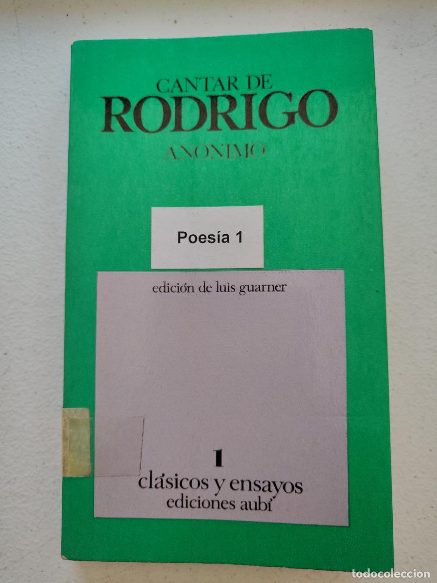 Cantar de Rodrigo 1 - anonimo - tdk274