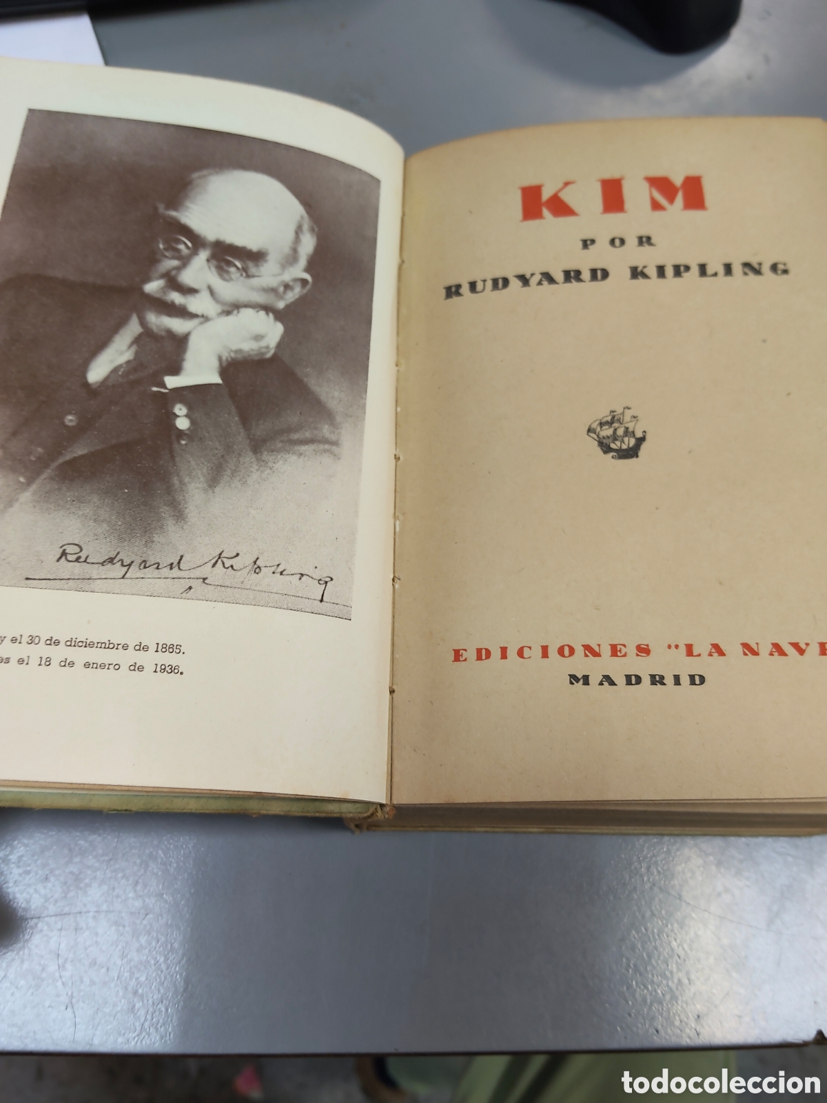 Libros: KIM RUDYARD KIPLING EDICIONES LA NAVE - Foto 2