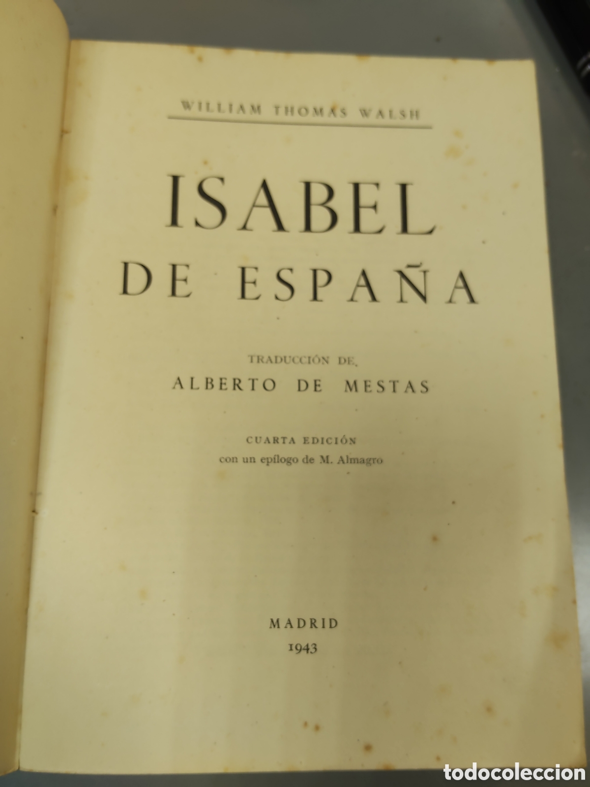 Libros: ISABEL DE ESPA&Ntilde;A WILLIAM THOMAS WALSH - Foto 2