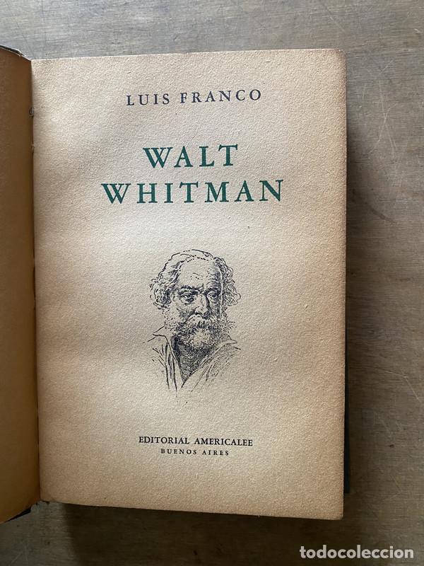 books: Walt Whitman - Franco Luis