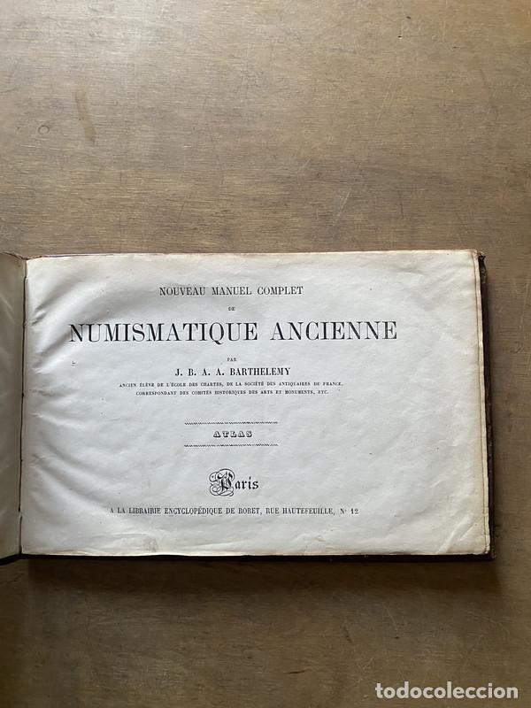 Livres: Nouveau Manuel C0mplet de Numismatique Ancienne (en frances) - Barthelemy J. B. A. A.