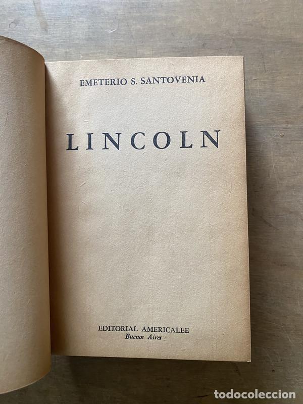 Livres: Lincoln - Santovenia Emeterio S.